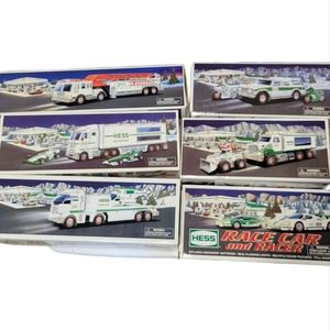 Lot of 6 Hess Trucks New in Box